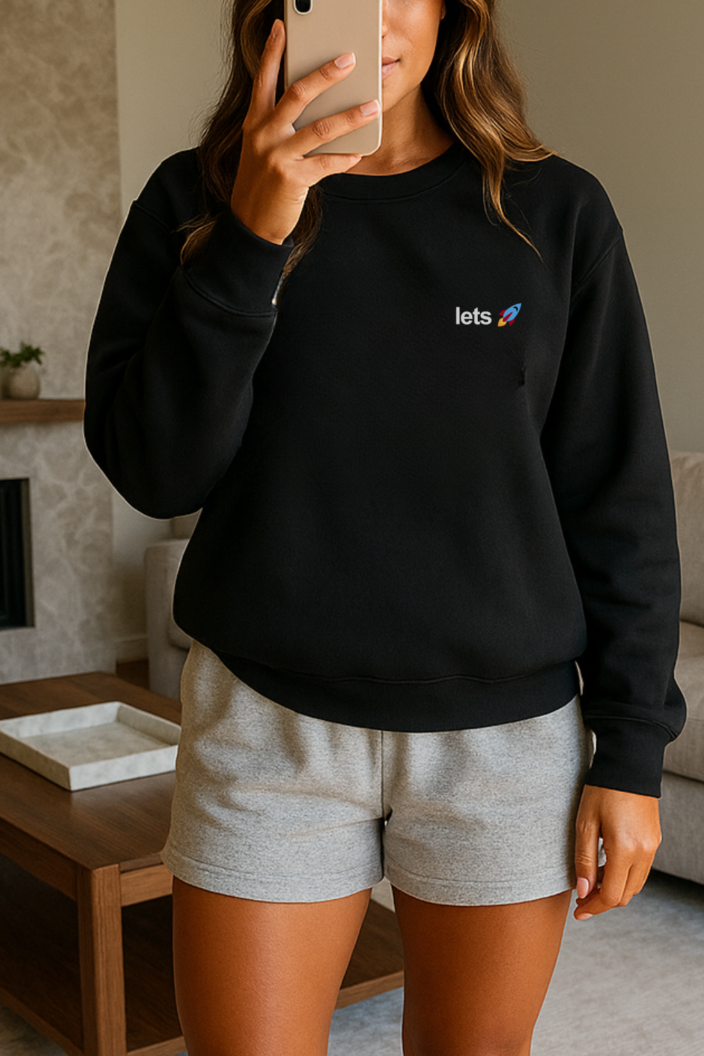 Let's launch sweatshirt
