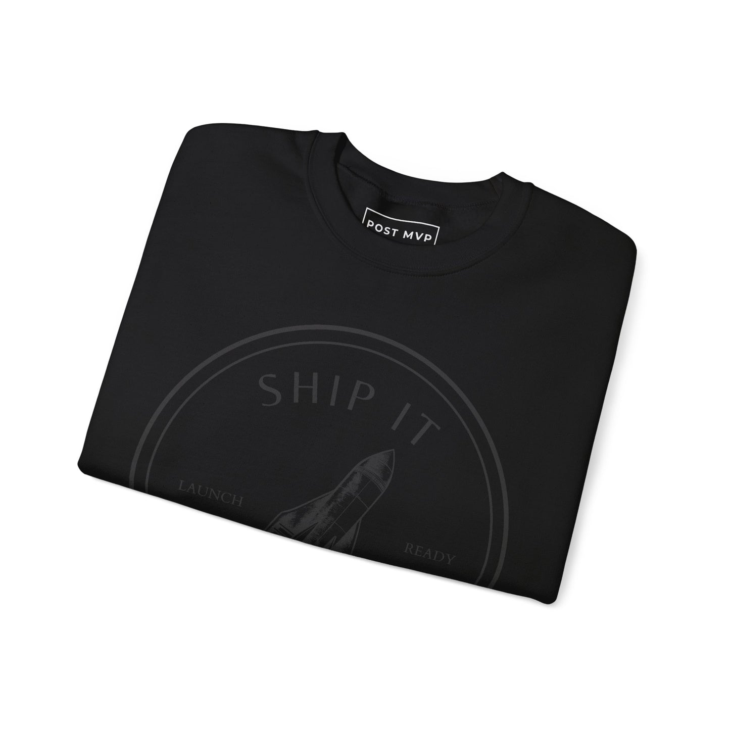 Stealthy ship it heritage logo sweatshirt