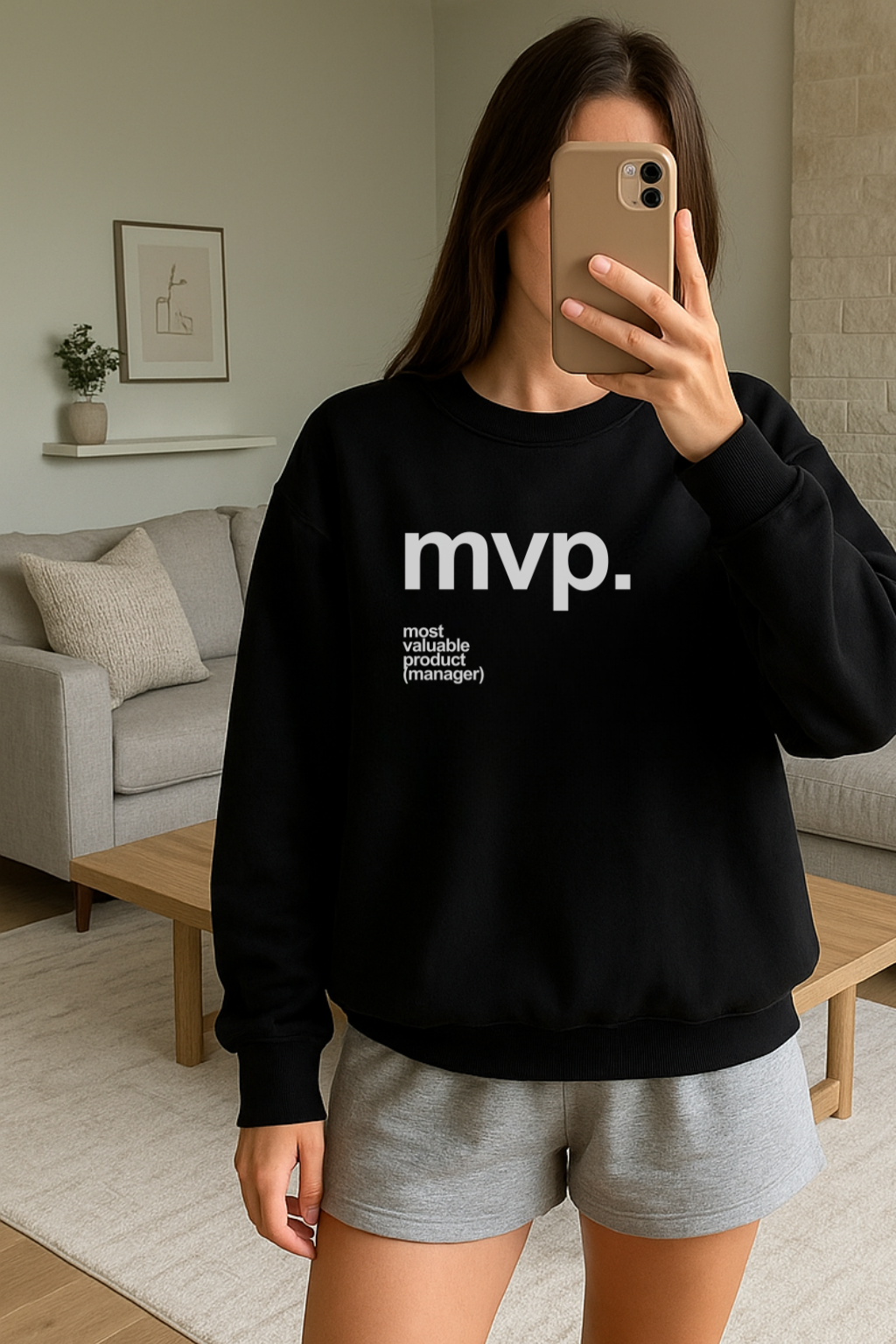 Most valuable product manager minimalist sweatshirt