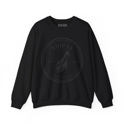Stealthy ship it heritage logo sweatshirt
