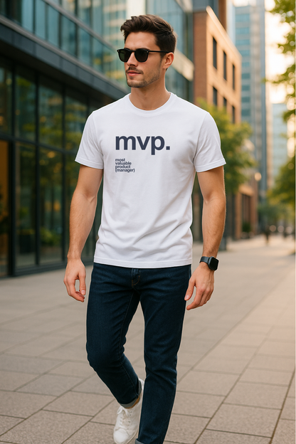 MVP Most valuable product manager t-shirt
