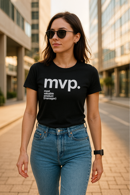 MVP Most valuable product manager t-shirt