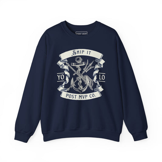 Nautical heritage ship it pullover